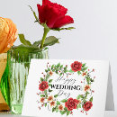 Buscar floral boda tarjetas Recién casados