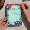 Buscar pescador invitaciones Niños