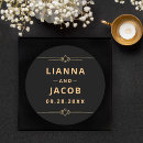 Buscar art deco pegatinas Oro negro