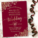 Buscar marrón boda invitaciones Invitados