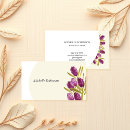 Buscar flowers tarjetas de visita Acuarela