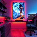 Buscar azul eléctrico posters Para él