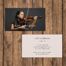 Buscar violinista tarjetas de visita Simple