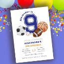 Buscar deportivo invitaciones de cumpleaños Deportiva