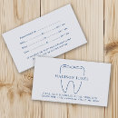 Buscar cita tarjetas de visita Clínica dental