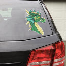Buscar dragón verde pegatinas Fantasía