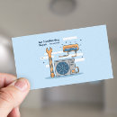 Buscar acondicionado tarjetas de visita Calefacción