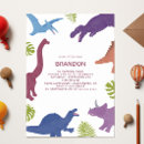 Buscar dinosaur birthday invitaciones Dinosaurios