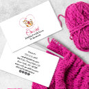 Buscar crochet tarjetas de visita Casero