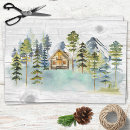 Buscar brumoso papel de regalo Bosque