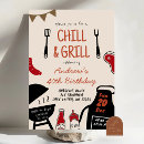 Buscar barbacoa del invitaciones de cumpleaños General y unisex