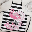 Buscar rayas blancas negras delantales Rosa