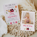Buscar rojo y negro invitaciones de cumpleaños Floral