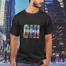 Buscar chicago camisetas Negro