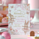 Buscar del conejito invitaciones de cumpleaños Chica