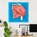 Buscar órganos humanos posters Médico