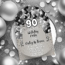 Buscar negro y plata invitaciones Para todos