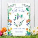 Buscar huevos de pascua coloridos invitaciones Invitados