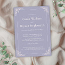Buscar lavendar invitaciones Elegante