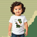 Buscar dinosaurios bebe camisetas Cualquier niño
