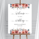 Buscar floral azul boda posters Invitados