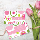 Buscar polka dot tarjetas de visita Lunares