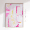 Buscar pintura abstracta geométrica posters Rosa