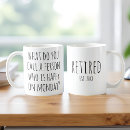 Buscar lunes feliz tazas Jubilado