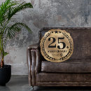 Buscar 25 años cojines Celebración
