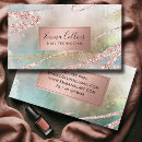 Buscar relieve metalizado dorado tarjetas de visita Salón de uñas