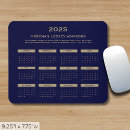 Buscar calendario simple alfombrillas de raton Año a primera vista