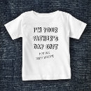 Buscar el día de padre bebe camisetas Divertido