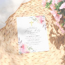 Buscar floral cross invitaciones Chica