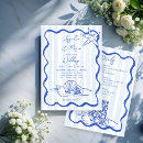 Buscar borde azul invitaciones Parejas