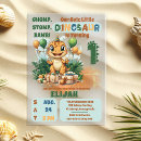 Buscar del dinosaurio invitaciones Chico
