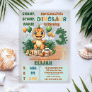 Buscar dinosaurio cuadradas invitaciones Para niños