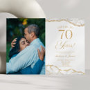 Buscar 70 boda aniversario invitaciones Parejas