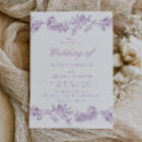 Buscar lavender wedding invitaciones Elegante