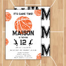 Buscar juego de baloncesto invitaciones Acuarela