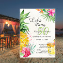 Buscar hombre en la playa invitaciones Tropical