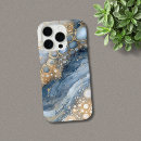 Buscar mármol azul iphone fundas Purpurina de oro