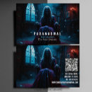 Buscar paranormal tarjetas de visita Espeluznante