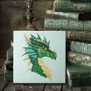 Buscar dragón verde azulejos Para todos
