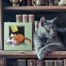 Buscar naranja gato azulejos Adorable