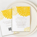 Buscar crisantemos invitaciones Moderno