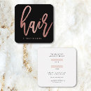 Buscar hai tarjetas de visita Estilista de pelo
