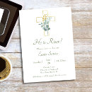 Buscar cruz de pascua invitaciones Él ha resucitado