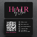 Buscar typography tarjetas de visita Código qr