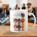 Buscar día para mujer internacional tazas Multicultural