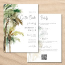 Buscar palmeras invitaciones Acuarela